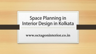 Space Planning in Interior Design in Kolkata