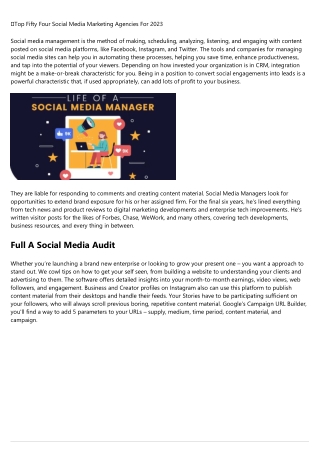 How to Explain social media marketers to a Five-Year-Old