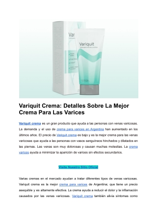 Variquit Crema_ Detalles Sobre La Mejor Crema Para Las Varices (1)