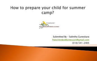 How to prepare your child for summer camp