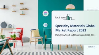 Specialty Materials Market