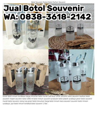 O838.36l8.2lㄐ2 (WA) Grosir Botol Minum Jogja Souvenir Botol 5 Liter