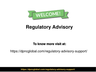 Regulatory Advisory