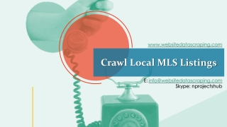 Crawl Local MLS Listings