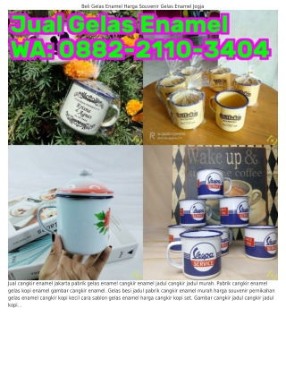 Ö882.211Ö.З4Ö4 (WA) Souvenir Gelas Enamel Surabaya Cangkir Kopi Ayam Jago