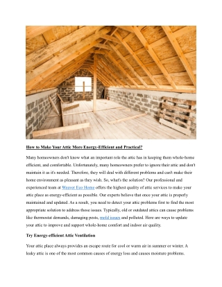 How to Make Your Attic More Energy-Efficient and Practical.docx