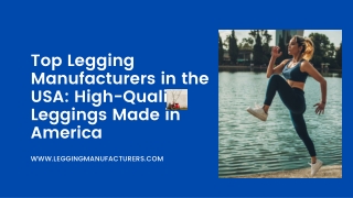 Top Leggings Manufacturers: High-Quality and Comfortable Leggings for Every Occa