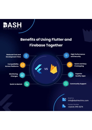 Benefits of Using Flutter and Firebase Together