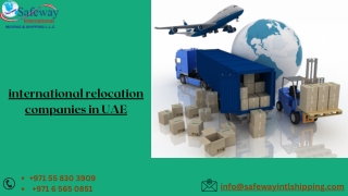 international relocation companies in UAE