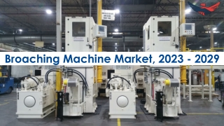 Broaching Machine Market Opportunities, Business Forecast To 2029