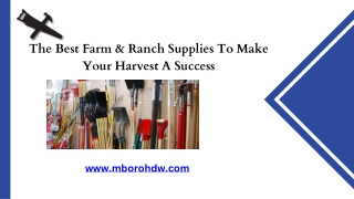 The Best Farm & Ranch Supplies To Make Your Harvest A Success (1)