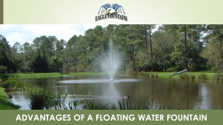 Advantages of a Floating Water Fountain