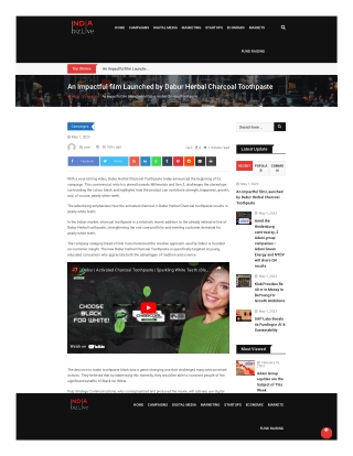 indiabiz-live-an-impactful-film-launched-by-dabur-herbal-charcoal-toothpaste-