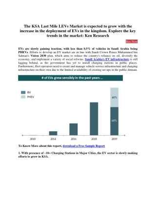 Opportunities Last mile LEVs market Saudi Arabia - Ken Research