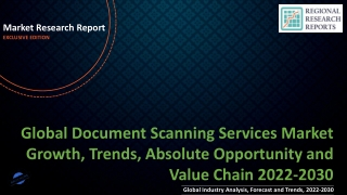 Document Scanning Services Market Growth, Trends, Absolute Opportunity and Value Chain 2022-2030