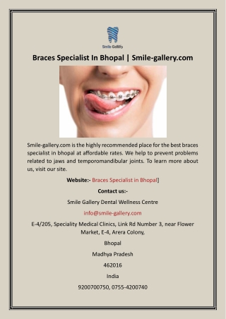 Braces Specialist In Bhopal  Smile-gallery
