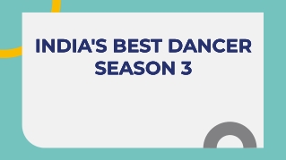 Watch India's Best Dancer Show Online | Stream on SonyLIV