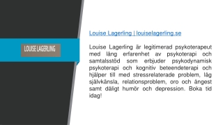 Louise Lagerling louiselagerling.se