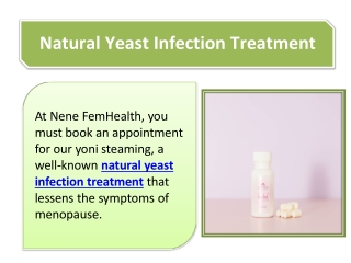 Natural Yeast Infection Treatment