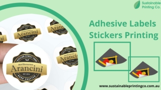 Adhesive Labels and Stickers Printing