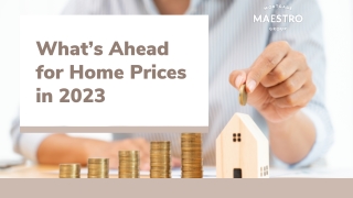 What’s Ahead for Home Prices in 2023