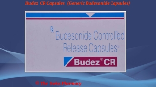 Budez CR Capsules (Generic Budesonide Capsules)