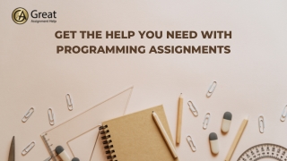 Programming Assignment Help by Experts