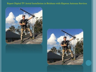 Expert Digital TV Aerial Installation in Brisbane with Express Antenna Services