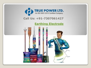 Earthing Electrode Manufacturer, Supplier, & Exporter in India