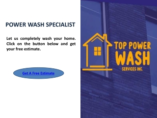 Best Pressure washing services Provider for homes