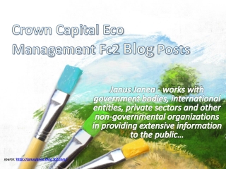Crown Capital Eco Management Fc2 Blog Posts