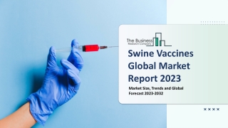 Swine Vaccines Market Report 2023 | Insights, Analysis, And Forecast 2032