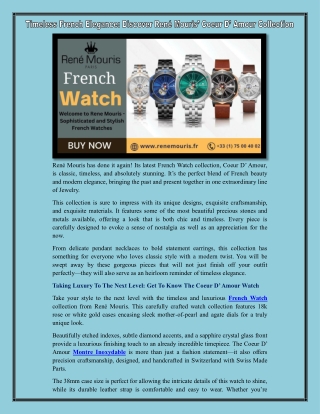 French Watch