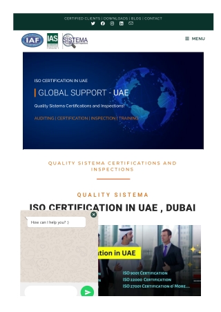 Why ISO Certification is very important in UAE for business growth?