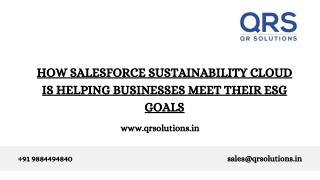 How Salesforce Sustainability Cloud is Helping Businesses Meet Their ESG Goals
