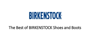 The Best of BIRKENSTOCK Shoes and Boots