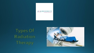 Types Of Radiation Therapy