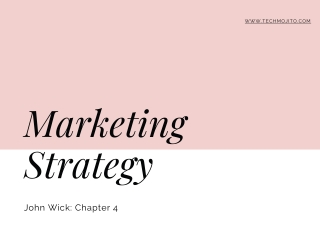 John Wick: Chapter 4 |Marketing Strategy |Techmojito