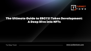 The Ultimate Guide to ERC721 Token Development A Deep Dive into NFTs