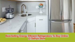 best selling energy efficient refrigerators