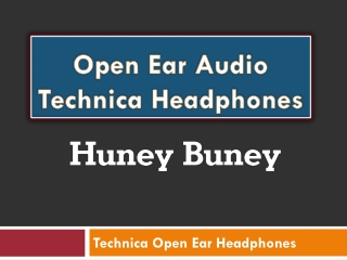 Open Ear Audio Technica Headphones