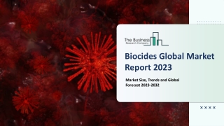 Biocides Market 2023 - By Size, Industry Analysis, Segmentation And Outlook 2032