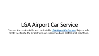 LGA Airport Car Service