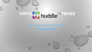 Find the Best Virtual Conference Platforms at HuddleXR