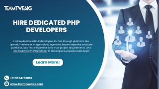 Hire Dedicated PHP Developers