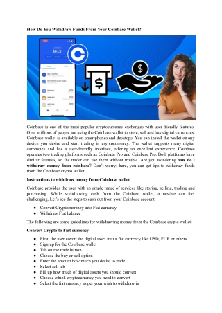 How Do You Withdraw Funds From Your Coinbase Wallet.docx