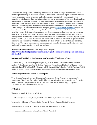 Sequencing Kits Market