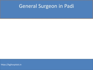 Laparoscopic Surgeon in Padi