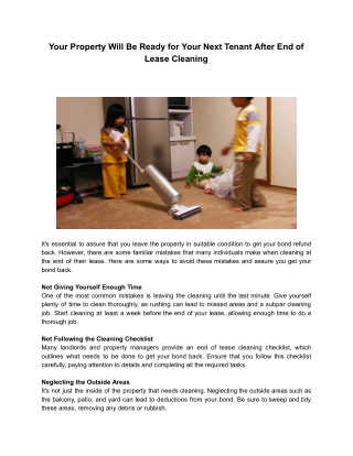 A1 end of lease cleaning melbourne - Bond Cleaning