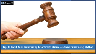 Tips to Boost Your Fundraising with Online Auctions